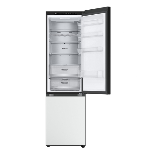 LG GBB72TW9DQ Cristal Blanco Crema - Frigorífico Combi NoFrost