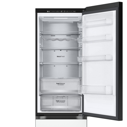 LG GBB72TW9DQ Cristal Blanco Crema - Frigorífico Combi NoFrost