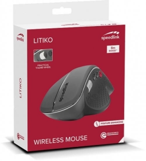 Speedlink LITIKO - Ratón Inalámbrico Negro