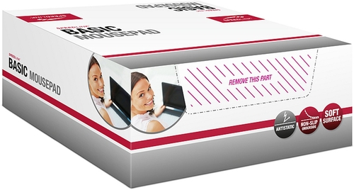SPEEDLINK BASIC SL-6201-BKBERD - Almohadillas de Ratón Antideslizante
