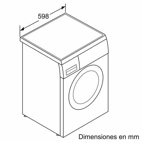 BOSCH WUU28T63ES Blanco - Lavadora Carga Frontal 8KG 1400RPM