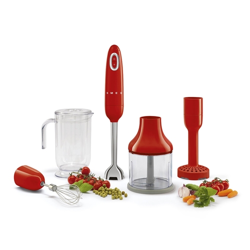 SMEG HBF22RDEU Rojo - Batidora de Mano 700W