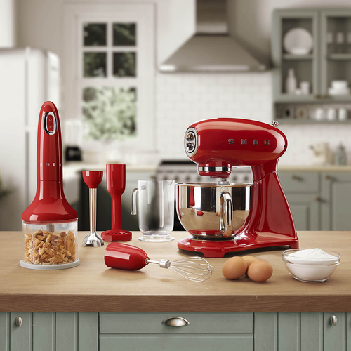 SMEG HBF22RDEU Rojo - Batidora de Mano 700W