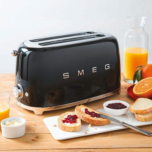 SMEG TSF01BLEU Negro - Tostador 950W