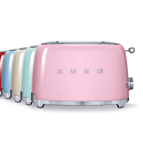 SMEG TSF01PKEU Rosa - Tostador 950W