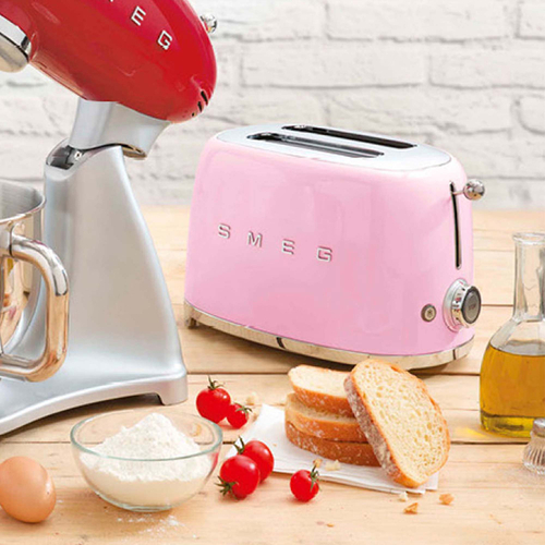 SMEG TSF01PKEU Rosa - Tostador 950W