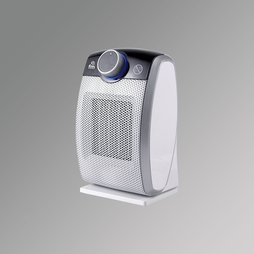 FM TC-20 Plata-Negro - Termoventilador 1800W