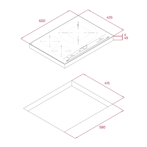TEKA IZC 53320 MSP - Vitrocerámica de Inducción 60CM