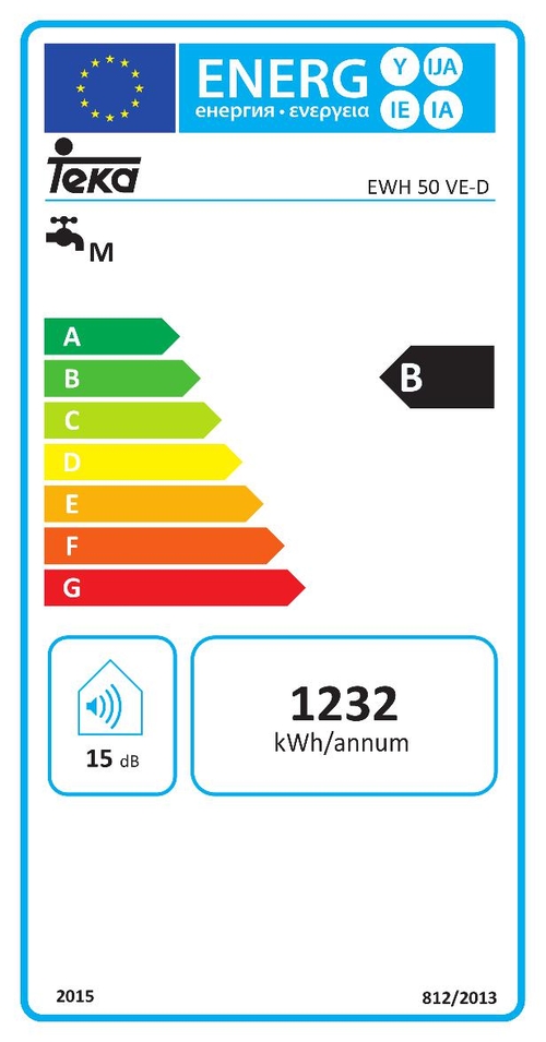 TEKA EWH-50-VE-D Blanco - Termo Eléctrico 50L