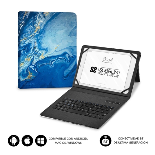SUBBLIM Keytab PRO Bluetooth Trendy - Funda Tablet 9.6'' a 11''