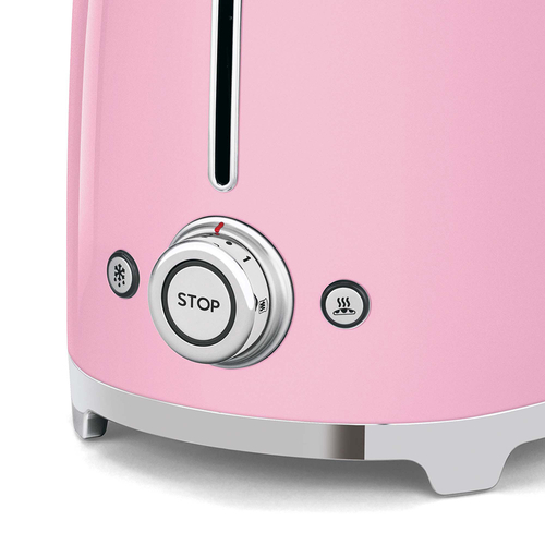 SMEG TSF02PKEU Rosa - Tostador 1500W