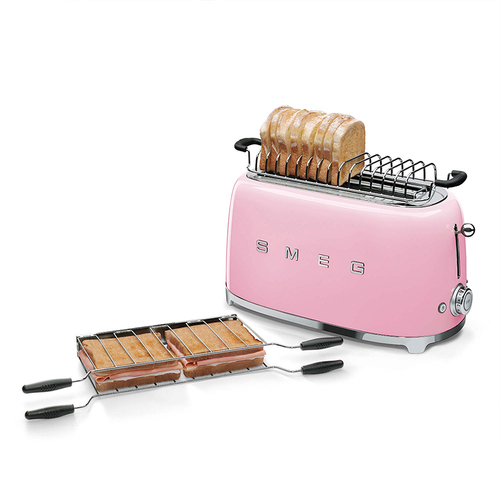 SMEG TSF02PKEU Rosa - Tostador 1500W