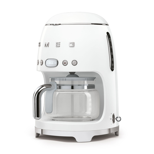 SMEG DCF02WHEU Blanco - Cafeteras de Goteo 1050W