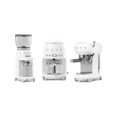 SMEG DCF02WHEU Blanco - Cafeteras de Goteo 1050W