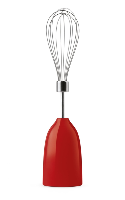 Set de 4 accesorios Smeg HBAC11RD Rojo Batidor Picadora Pasapurés Vaso