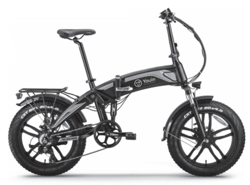 YOUIN RIDE DAKAR Rojo - Bicicleta 250W