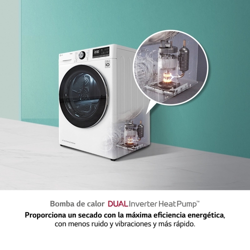 LG RH90V5AV6N Blanco - Secadora Bomba de Calor 9KG