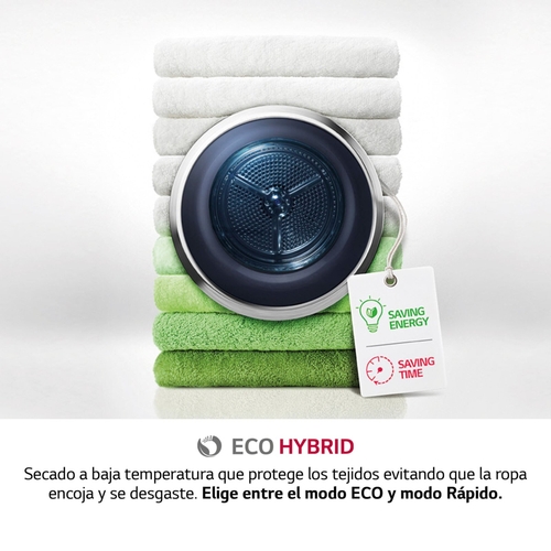 LG RH90V5AV6N Blanco - Secadora Bomba de Calor 9KG