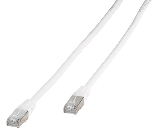 VIVANCO 2XRJ45 45361 Blanco - Cable de Red 1M