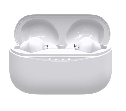 VIVANCO TRUE Wireless Stereo Headset - Auricular Inalámbrico Blanco