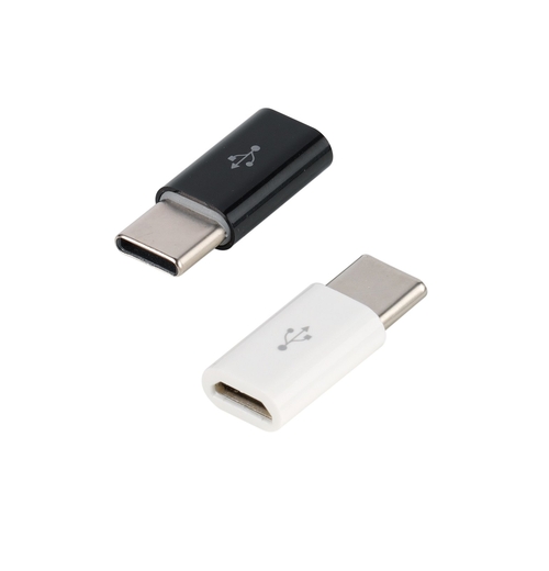 VIVANCO BL-NE 61702 Blanco Negro - Adaptador USB-C 