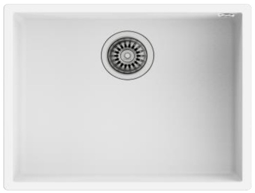 Fregadero Teka SQUARE 50.40 TG BLANCO Tegranite 1 Seno