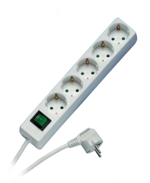 VIVANCO EBLS-5W-27016 Blanco - Regleta 1.4M