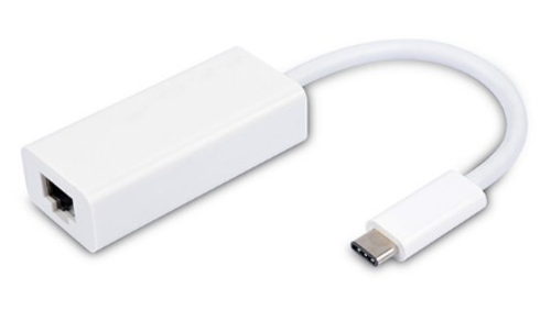 Cable Adaptador Vivanco USB-C-LAN Blanco Ethernet 