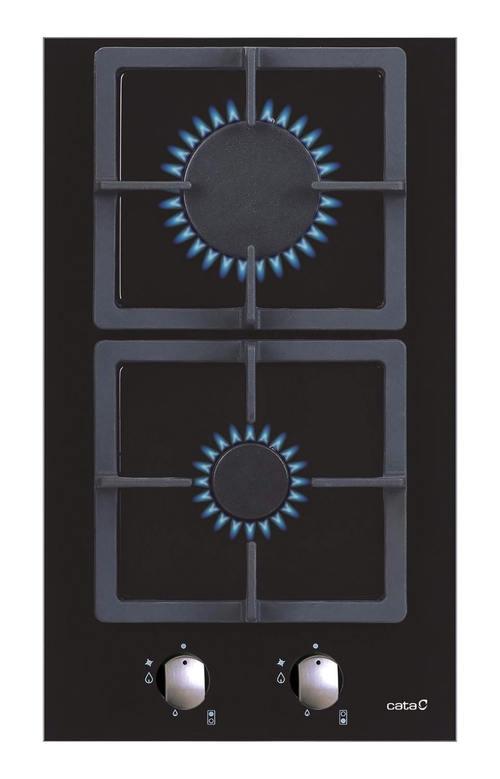 CATA SCI-3002-BK Negro - Placa de Gas NATURAL 30CM