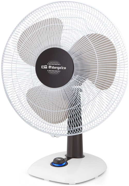 ORBEGOZO TF-0143 Blanco-Negro - Ventilador de Sobremesa 60W