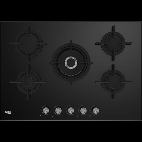 BEKO HILW75222SL Negro - Placa de Gas 75CM Gas Butano