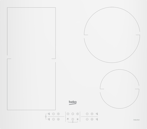 BEKO HII64200FMTW Blanco - Vitrocerámica de Inducción 60CM