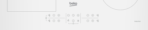 BEKO HII64200FMTW Blanco - Vitrocerámica de Inducción 60CM