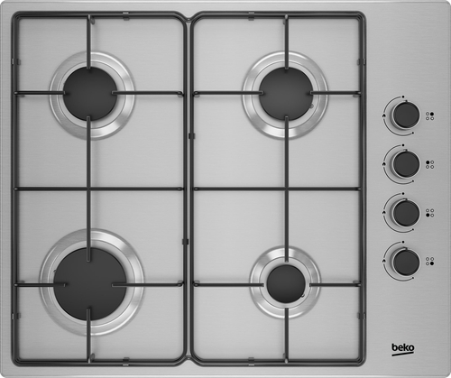 BEKO HIGG-64103-SXN INOX - Placa de Gas Natural 60CM