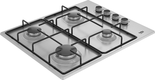 BEKO HIGG-64103-SXN INOX - Placa de Gas Natural 60CM