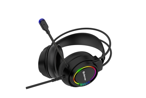DENVER GHS-130 Negro - Auricular de Diadema Con Cable