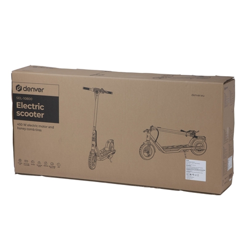 DENVER SEL-10800-F Negro - Patinete Eléctrico 450W