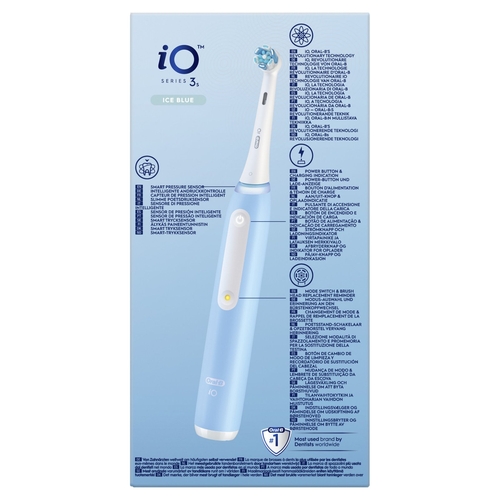 ORAL B IO3 ICE Azul - Cepillo Eléctrico Batería
