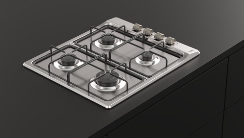 TEKA E-60.3 40 INOX - Placa de Gas 60CM Gas Butano