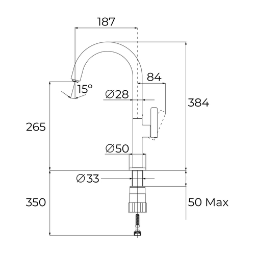 TEKA OVAL 915 - Grifo Negro