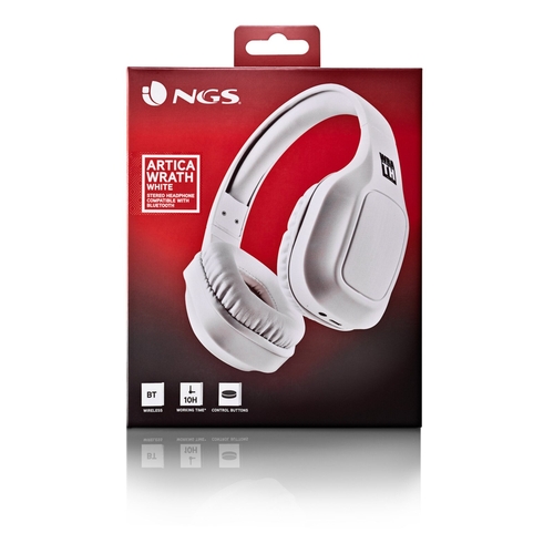 NGS ARTICA WRATH Blanco - Auricular de Diadema Con y sin cable