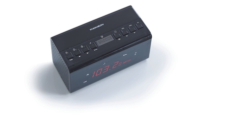 THOMSON CR50 - Radio Reloj Negro