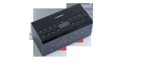 THOMSON CR50 - Radio Reloj Negro