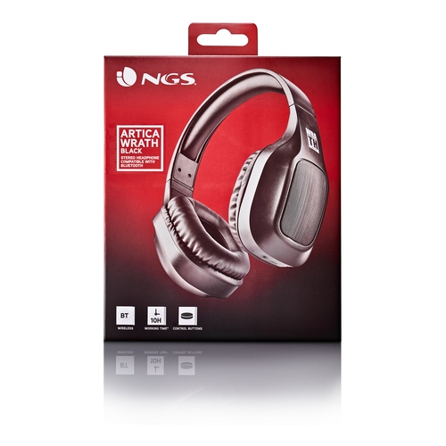 NGS ARTICA WRATH Negro - Auricular de Diadema Con y sin cable