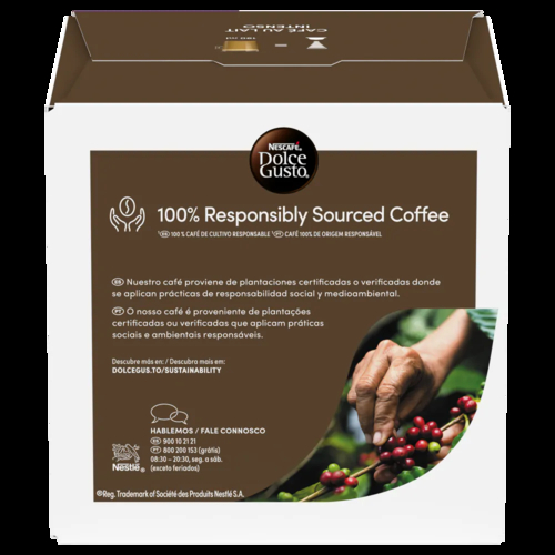 DOLCEGUSTO CON LECHE INTENSO - Cápsulas de café 16 Unidades