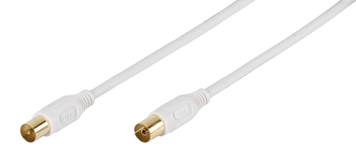 VIVANCO 90Db - Cable de Antena Blanco