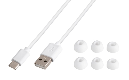 VIVANCO 62590 Blanco - Auricular Sin cable