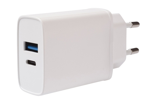 VIVANCO 62401 DUAL USB - Cargador Pared 20W