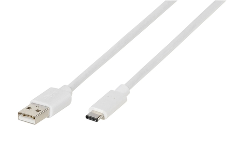 VIVANCO 38755 USB A 2.0 - Cable Blanco