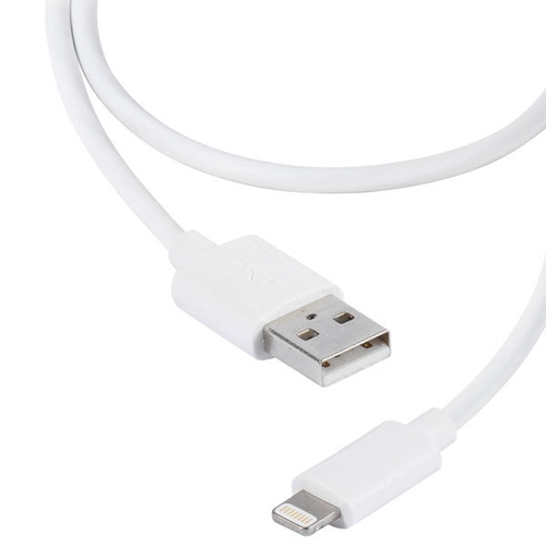 VIVANCO LIGHTNVVUSBCABLE12 - Cable Blanco